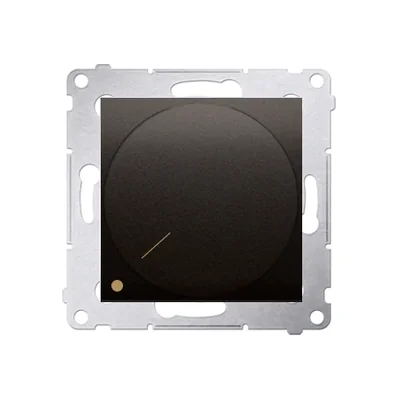 Atenuador rotativo bipolar Simon 54 WMDS-004xL2-046 para LED regulables 230V (módulo) 5-215W; bronce mate *Requiere instalación de 4 cables