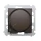 Atenuador rotativo bipolar Simon 54 WMDS-004xL2-046 para LED regulables 230V (módulo) 5-215W; bronce mate *Requiere instalación de 4 cables
