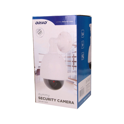 Atrapa kopułowej kamery monitorującej CCTV AK-1203 biały