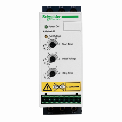 ATS01 měkký startovací systém 3fázový 380/415VAC 50/60Hz 3kW 6A IP20