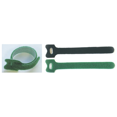 Attache-câble velcro vert 125 x 12mm 20 pcs