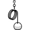 Attache pour interrupteurs et boutons - Longueur 1,5 m