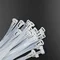 Attaches de câble réutilisables Qoltec | 4,8 x 200 mm | Nylon 66 résistant aux UV | Blanc