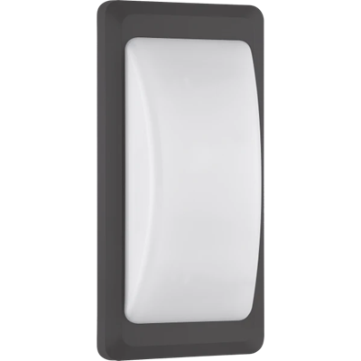 AUDOR Wall luminaire 12W 1000lm 4000K 230V 120° IP65 NW gray
