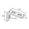 Aufhängungshalterung für 50 mm breite Wanne, GS, CM557300