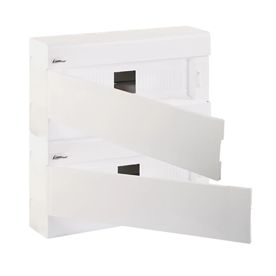 Aufputz-Verteilerkasten SRn-2x18/B (36) (N+PE)