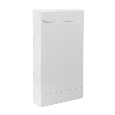 Aufputz-Verteilerkasten SRn-36/B (3x12) (N+PE) weiß