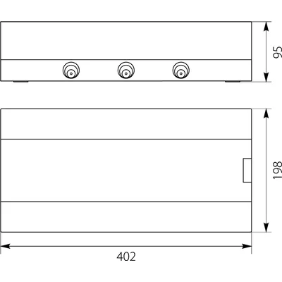 Aufputzschaltanlage SRn-18 (N+PE)