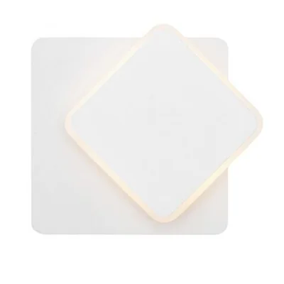 AUSTIN Nástěnná lampa Bílá hliníková LED 6 Watt D:16 Š:5,2 V:16cm