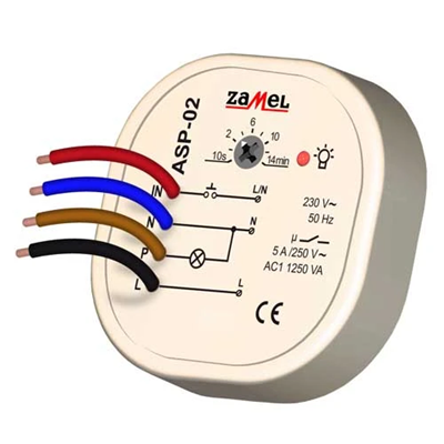 Autómata de escalera 230V AC TIPO: ASP-02