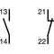 Auxiliary Contact for Miniature Circuit Breaker 6A 1Z+1R