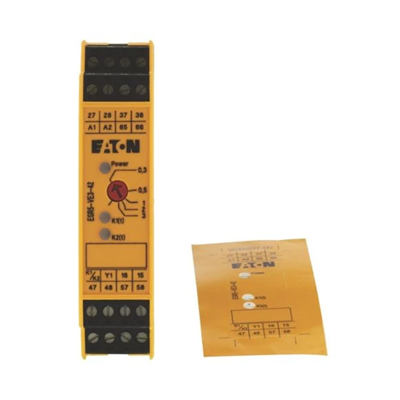Auxiliary contact module, 24VDC/AC, 4 release delayed release paths
