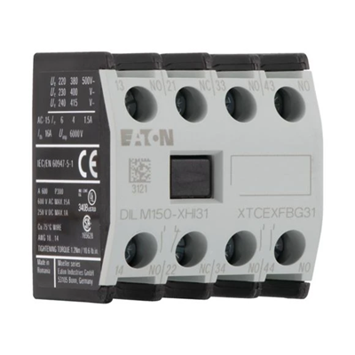 Auxiliary contact module DILM150-XHI31, 3NO 1NC