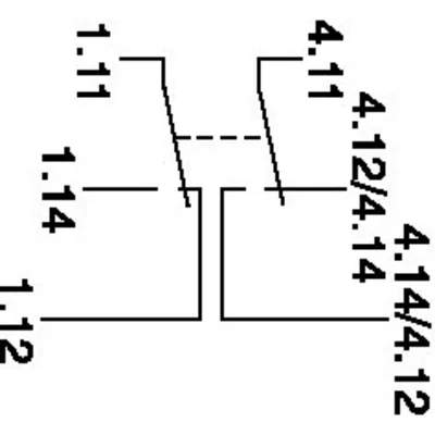 Auxiliary contact, ZP-NHK