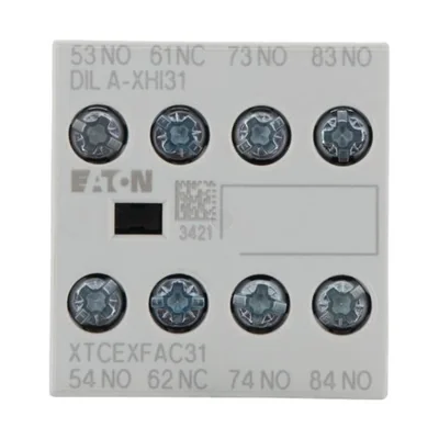 Auxiliary contacts 3NO 1NC, DILA-XHI31