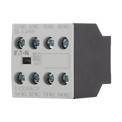 Auxiliary contacts 3NO 1NC, DILA-XHI31