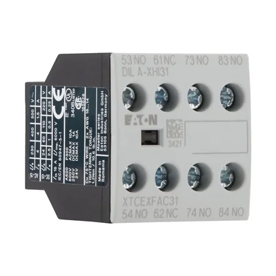 Auxiliary contacts 3NO 1NC, DILA-XHI31