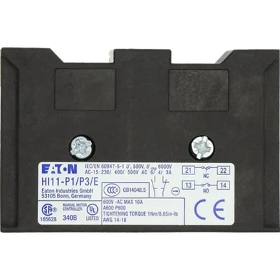 Auxiliary contacts for cam switches, HI11-P1/P3E