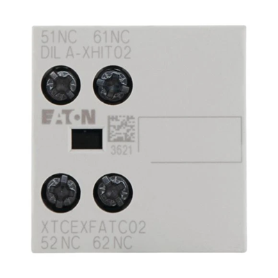 Auxiliary switch module, protruding, 2O, structure, screw connections