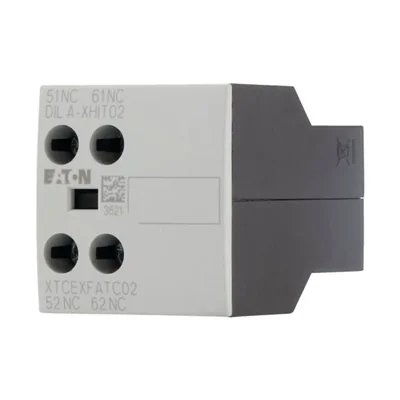 Auxiliary switch module, protruding, 2O, structure, screw connections