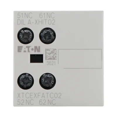 Auxiliary switch module, protruding, 2O, structure, screw connections