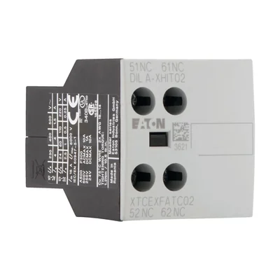 Auxiliary switch module, protruding, 2O, structure, screw connections