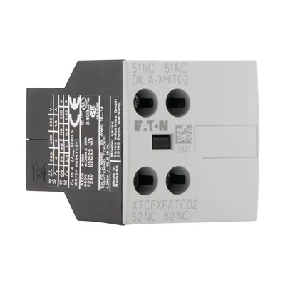 Auxiliary switch module, protruding, 2O, structure, screw connections