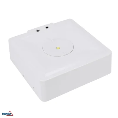 АВАРІЙНИЙ СВІТИЛЬНИК КВАДРАТНИЙ 3W ВІДКРИТА ОПТИКА IP40 АВТОТЕСТ 3H CNBOP