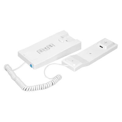 AVIOR Interphone unifamilial avec interphone et lecteur porte-clés de proximité blanc