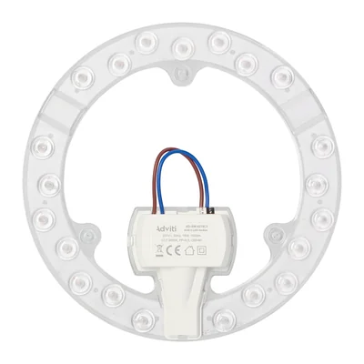 AVIS II LED 18W, light panel, 1650lm, 3000K, 3 neodymium magnets, Ø 176