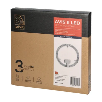 AVIS II LED panel świetlny 24W 2400lm 4000K