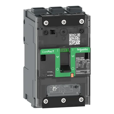 Автоматичний вимикач, CompacT NSXm, TM100D, 3P, 25 кА, EverLink