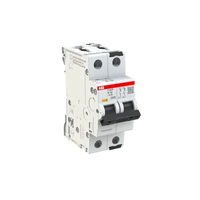 Автоматичний вимикач S302P-B16 | 2P | літера B | 16A | 25kA | змінного струму |