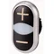 Azionamento a doppio pulsante con ritorno a molla, M22-DDL-S-X4/X5