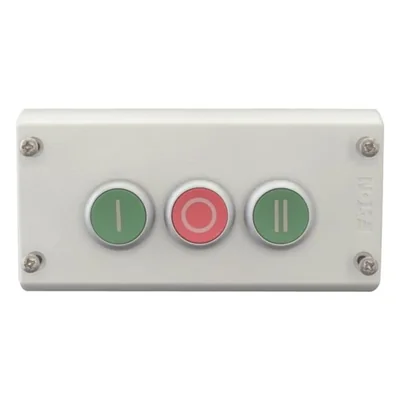 Azionamento a pulsante 3Z 3R, colore grigio, M22-I3-M1