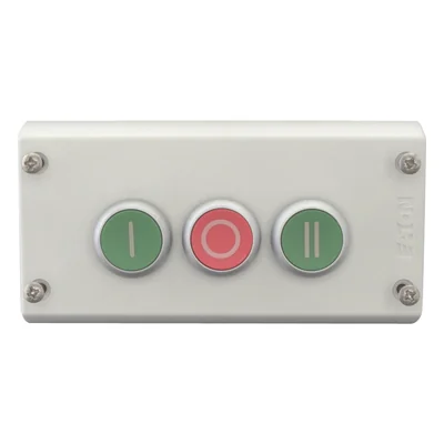 Azionamento a pulsante 3Z 3R, colore grigio, M22-I3-M1