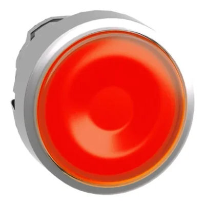 Azionamento a pulsante, illuminato, LED, giallo