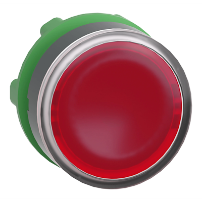 Azionamento a pulsante, illuminato, LED, rosso