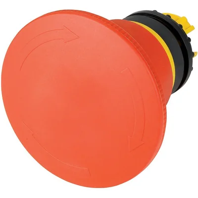 Azionamento con pulsante di sicurezza da 60 mm senza retroilluminazione M22-PVT60P