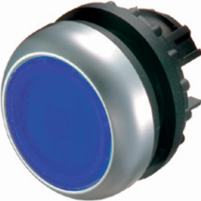 Azionamento con pulsante luminoso, blu, M22-DL-B