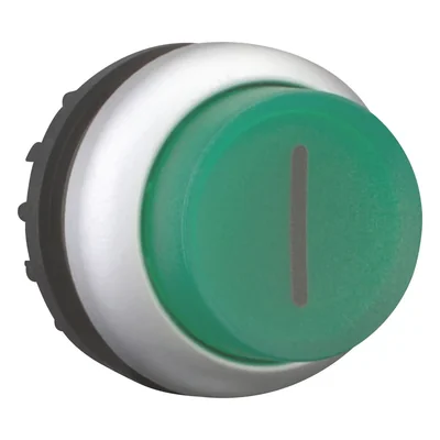 Azionamento con pulsante luminoso, colore verde, M22-DRLH-G-X1