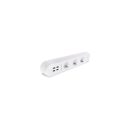 Azzardo SMART multiprise 3 prises + 4xUSB blanc WiFi 1.5m AZ3477