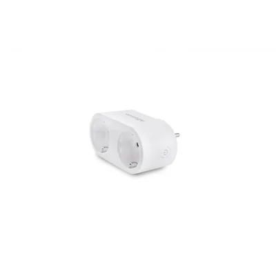 Azzardo SMART podwójne gniazdo z wtykiem 16A 110-240V białe WiFi AZ3476