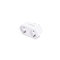 Azzardo SMART prise double avec fiche 16A 110-240V blanc WiFi AZ3476