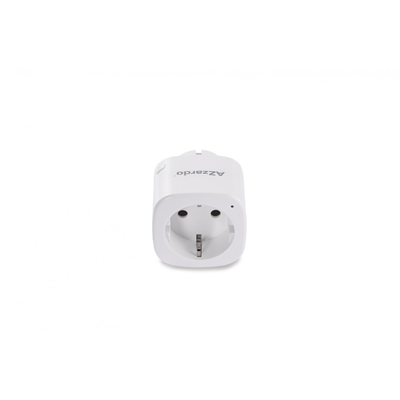 Azzardo SMART Steckdose mit Stecker 16A 110-240V weiß WiFi AZ3478