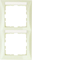 B. SQUARE 2-fold vertical frame with a descriptive field, cream gloss
