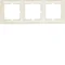 B. SQUARE 3-fold horizontal frame with cream gloss description field