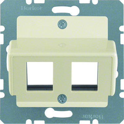 B. SQUARE Central plate for Krone modular socket cream