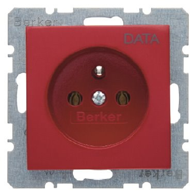 B. Square DATA socket B.S1 red 16A, 250V, with key