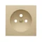 B. Square Faceplate for earthed socket, cream